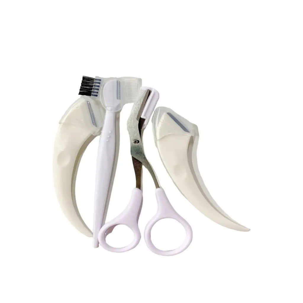 Eyebrow Trimmer Set – Razor, Scissors & Comb