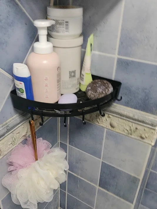 3/2/1 PCS Strong Adhesive No Drill Shower Shelf Storage Upgraded Waterproof Bathroom Organizer Shampoo & Towel Holder Wall Mount