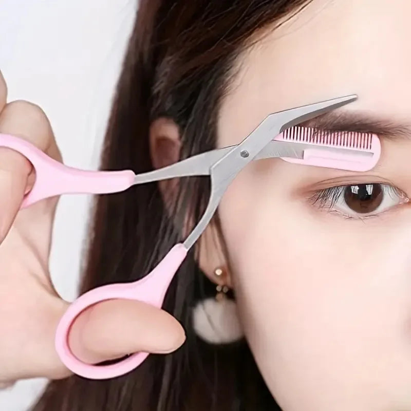 Eyebrow Trimmer Set – Razor, Scissors & Comb