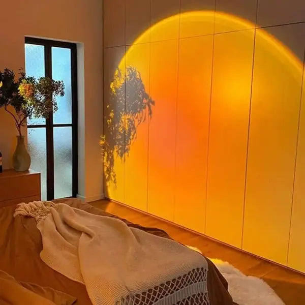 Sunset projection lamp LED projection lamp for unisex (ABS) bedroom use